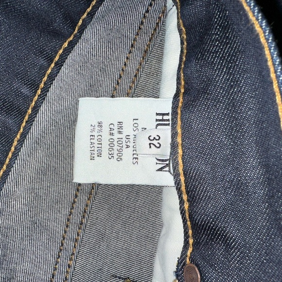 Hudson - Men's Deep Indigo Straight Jeans - Picture 5 of 6